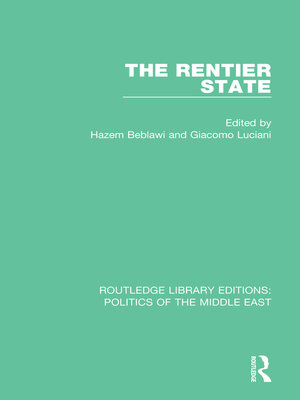 cover image of The Rentier State
